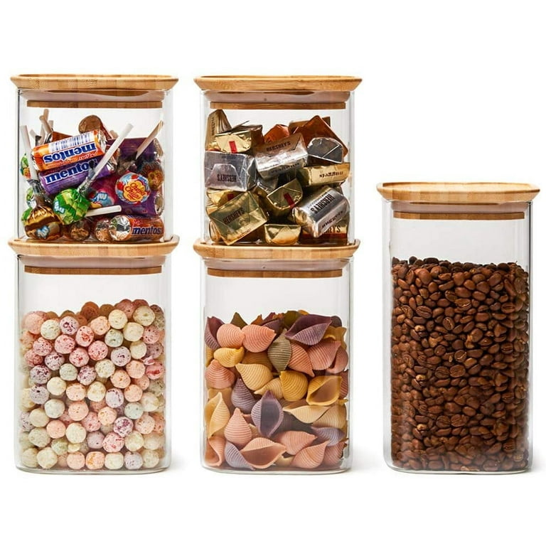 https://i5.walmartimages.com/seo/EZOWare-5-Piece-Stackable-Clear-Glass-Jar-Set-Square-Air-Tight-Kitchen-Canister-Food-Storage-Containers-Candy-Cookie-Rice-Sugar-Flour-Pasta-Nuts-24oz_ad301e02-0b4d-4054-95e6-5eaf68031e5c.93812e1262fc08f0198cb2558031e5d9.jpeg?odnHeight=768&odnWidth=768&odnBg=FFFFFF