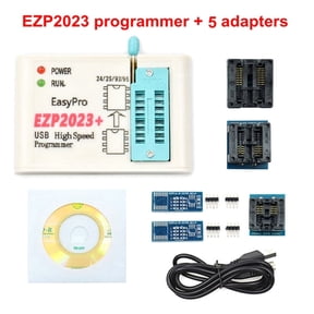 EZP2023 High-Speed SPI FLASH Programmer EZP2023 Support 24/25/93/95 EEPROM Bios 25T80 Burning Offline Copy,White