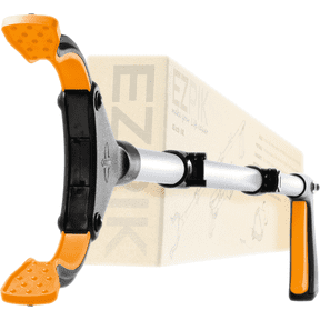 EZPIK 43" Grabber Reacher Tool for Seniors, Folding Magnetic Pickup Stick with Rotating Claw, Pro Silver