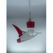 EZPRO Made in USA Replacement Trigger Spray Nozzles Only Nozzle Head 360 Upside Down Mist Sprayer Adjustable Industrial & Home Use, for 32oz 24oz 16oz 8oz Plastic & Glass Bottles, Red 24 Pack
