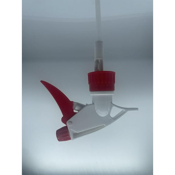 EZPRO Made in USA Replacement Trigger Spray Nozzles Only Nozzle Head 360 Upside Down Mist Sprayer Adjustable Industrial & Home Use, for 32oz 24oz 16oz 8oz Plastic & Glass Bottles, Red 6 Pack