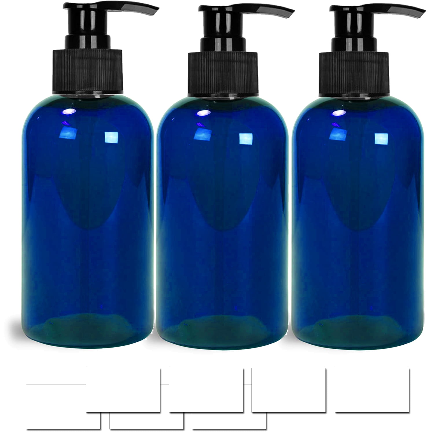 EZPRO USA Empty Plastic Pump Bottles Refillable Dispenser for Soap