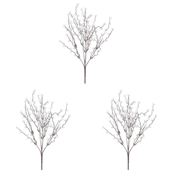 EZPXFCI Artificial Flowers, Tall White Fake Flowers 15.7'' Long Stem Silk Flowers for Tall Vase Table Centerpieces Wedding Home Decor