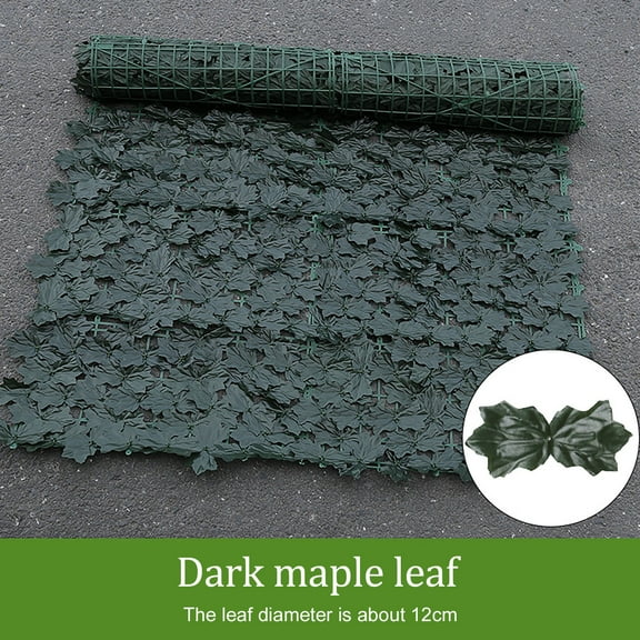 EZPXFCI Artificial Ivy Privacy Fence Wall Screen,9.8*19.7 in UV-Anti Faux Greenery Backdrop Ivy Vine Leaf Hedges Fence Panels for Patio,Balcony,Garden,Backyard,D