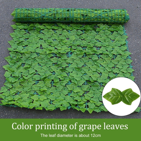 EZPXFCI Artificial Ivy Privacy Fence Wall Screen,9.8*19.7 in UV-Anti Faux Greenery Backdrop Ivy Vine Leaf Hedges Fence Panels for Patio,Balcony,Garden,Backyard,H