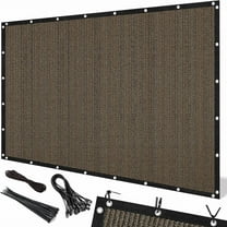 EZPXFCI Artpuch 90% Sun Shade Cloth, 6 x 10 FT Pergola Shade Cover Canopy with Grommets, Sun Screen Fabric Tarp for Patio, Outdoor, Garden, Backyard, Mocha