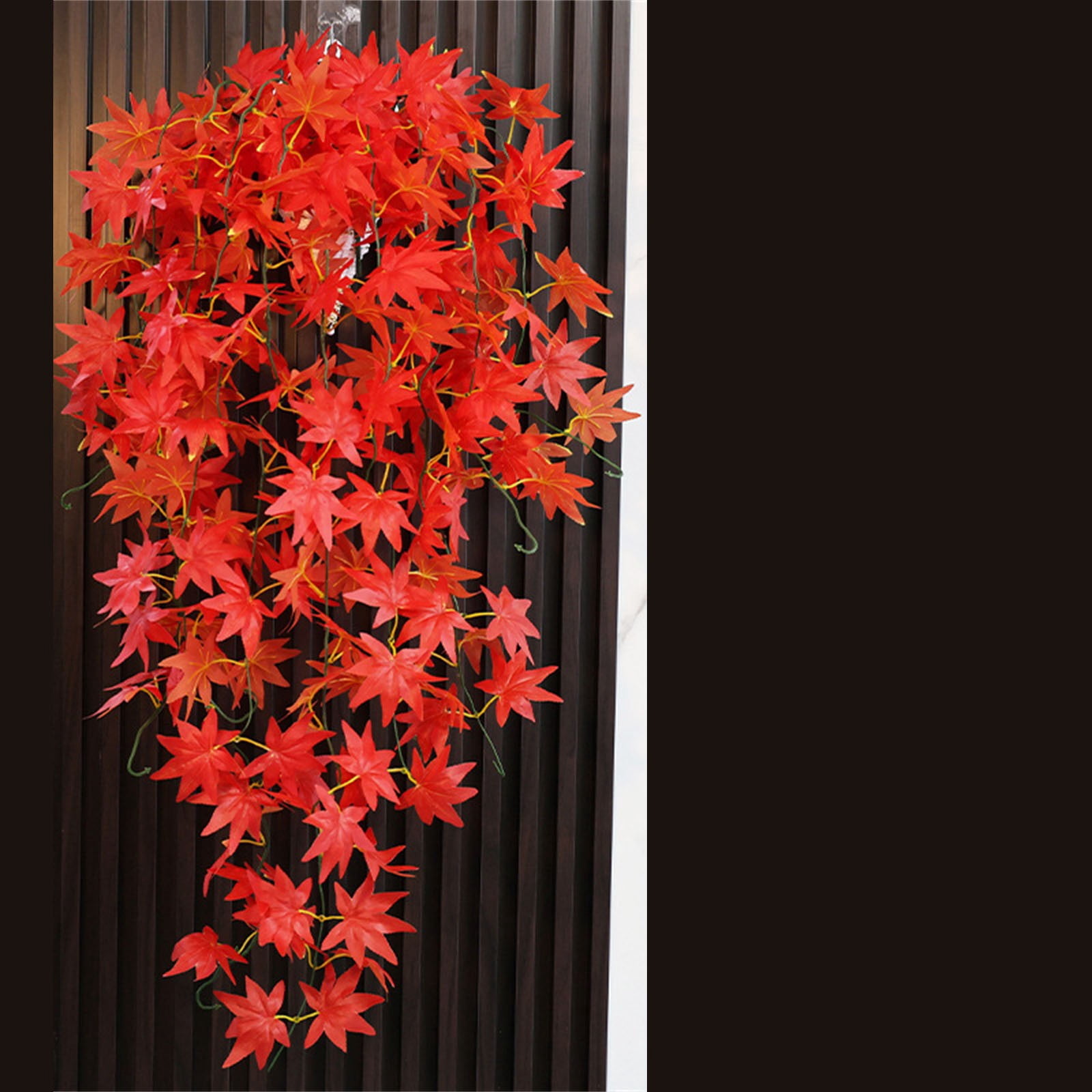 EZPXFCI Fall Maple Leaves Garland 2Pcs Artificial Maples Leave Vines 5 ...