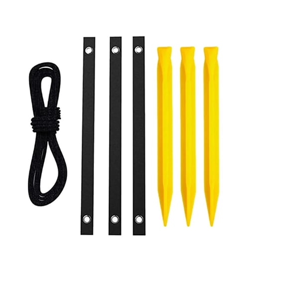 EZPXFCI Heavy-Duty Steel Tree Staking Kit - Support for Leaning & Young Trees, Weather-Resistant Metal Stakes for Storm Protection & Straight Growth