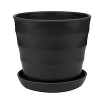 EZPXFCI Plants Pots, Planters for Indoor Outdoor Plants, Cute Plant Pots with Drainage Hole & Saucers, Small Flowerpot Medium Flower Pot for Indoor Outdoor Garden Plants and Flowers