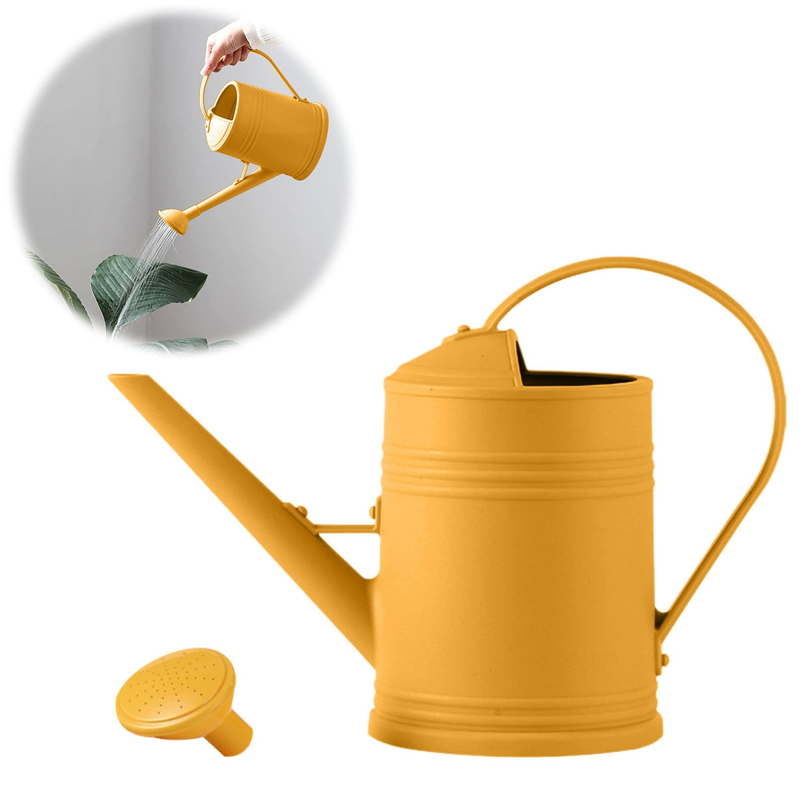EZPXFCI Plastic Watering Can for Indoor Plants Outdoor Garden Flowers - House Plant Watering Can Flower Watering Can with Sprinkler Head