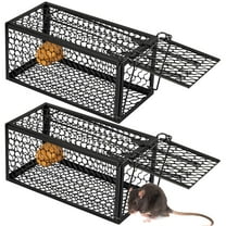 EZPXFCI Rugged Ranch Squirrel Trap, Live Animal Catch & Release Cage, Squirrelinator, Black - Humane Indoor and Outdoor Catcher for Chipmunks and Squirrels