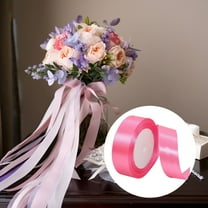 EZPXFCI Satin Ribbon Roll 4cm Wide x 22 Meters, White Wedding Ribbon for Gift Wrapping, Bouquet Making, Bow Crafting, Party Decorations and Home Decor