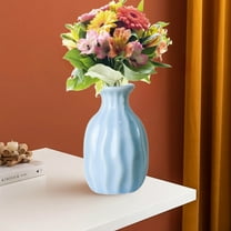 EZPXFCI Simple Glass Vase, 2.95Inch Flowers Plants Mini Vase for Modern Table Shelf Home Decor Wedding Boho Decor, Farmhouse