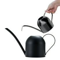 EZPXFCI Stainless Steel Watering Can, Small Modern Style Watering Pot, Plant Watering Can with Long Spout to Prevent Spillage, Perfect for Outdoor and Indoor Plants