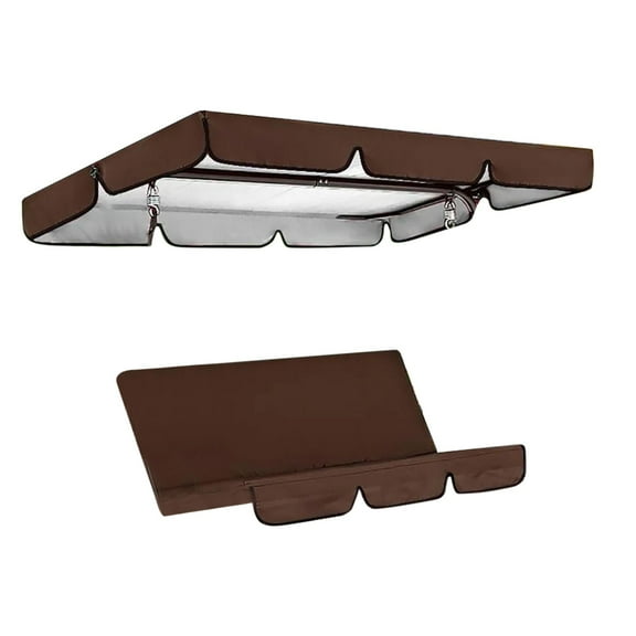 EZPXFCI Swing Canopy Replacement Cover, Waterproof Sun Shade Porch Swing Canopy Replacement Top for Outdoor Garden Yard Patio Swing Cover