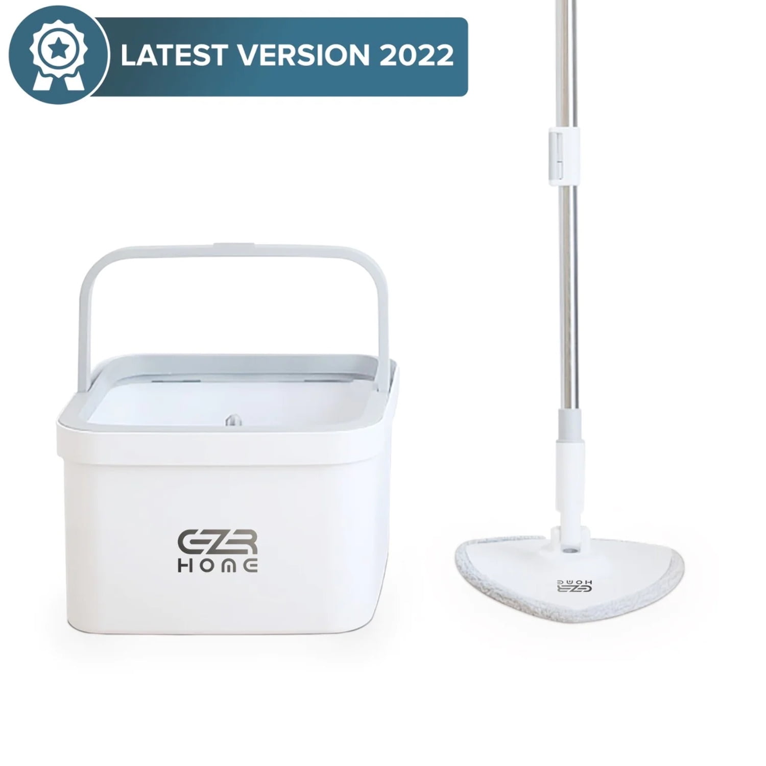EZR Mop and Bucket with Wringer Set Triangle Mop Set with Separate