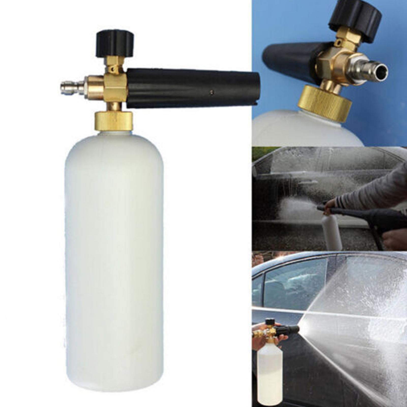 EZSPTO 1L 1/4in Car Wash Foam Spray Bottle High Pressure Foamer Washing