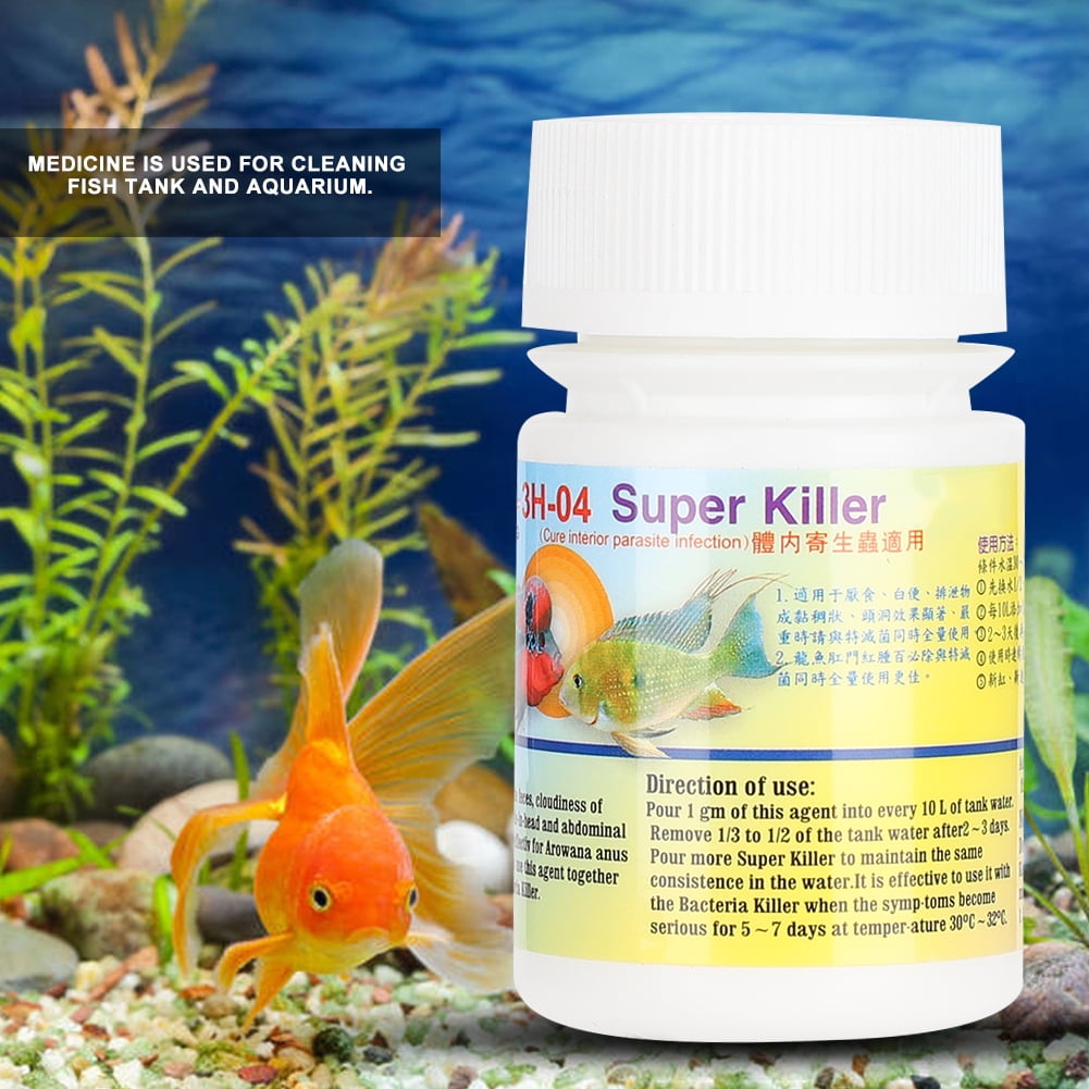 EZSPTO Aquarium Parasite Removal Medicine,Aquarium Fish Tank Nursing
