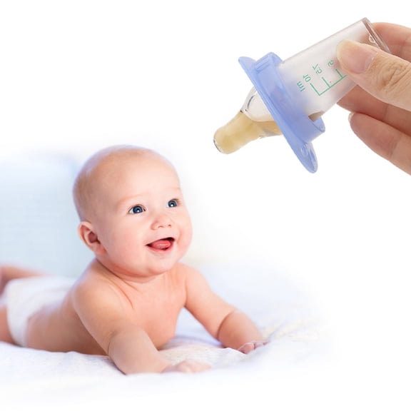 EZSPTO Baby Pacifier Feeder,Nipple Type Baby Newborn Infant Feeder Liquid Medicine Dispenser