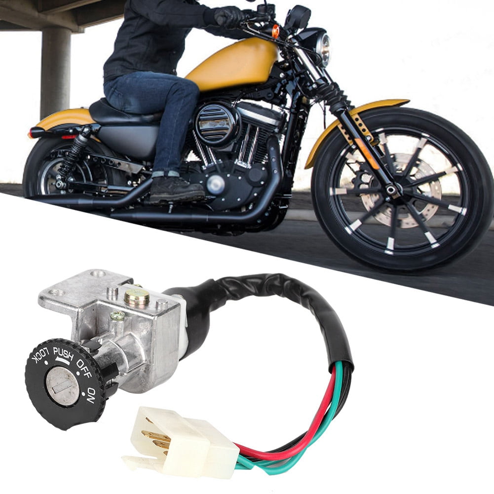 EZSPTO Electric Door Lock, Motorcycle Accessory Ignition Switch, For