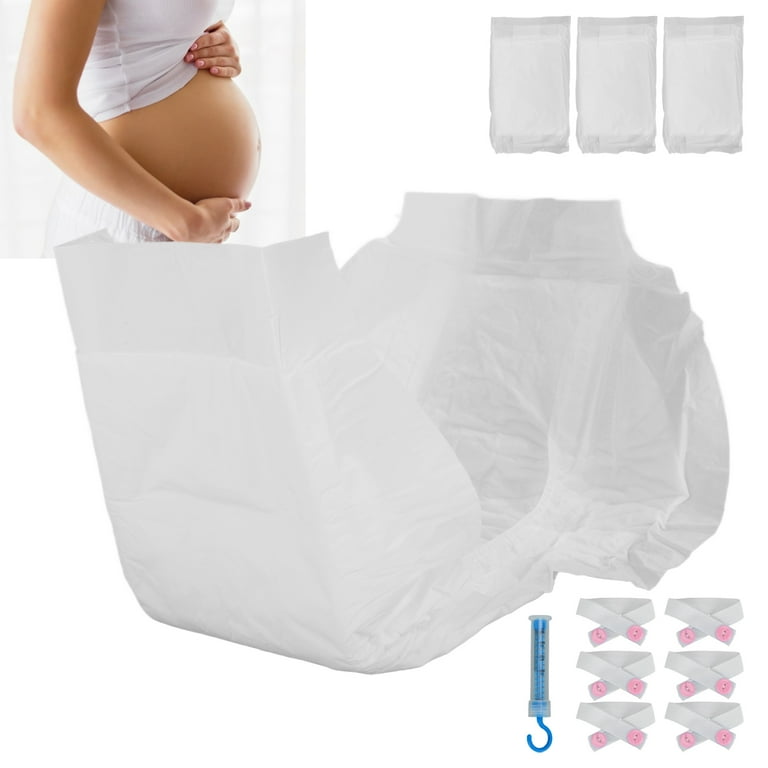 EZSPTO Postpartum Menstrual Pads,Maternity Pads Super Absorbency Leakage  Proof Metered Postpartum Sanitary Napkin for Women,Disposable Maternity
