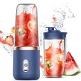 EZSZQWL Compact Portable 14 Oz USB Personal Size Mini Fruit Juice Mixer