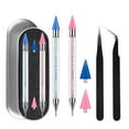 EZSZQWL Convenient Stylish DIY Nail Art Gem Pickup Kit with EasytoUse
