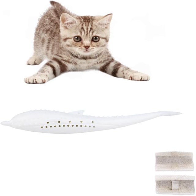 EZSZQWL Durable and Soft Silicone Cat Chew Toys for Healthy Teeth