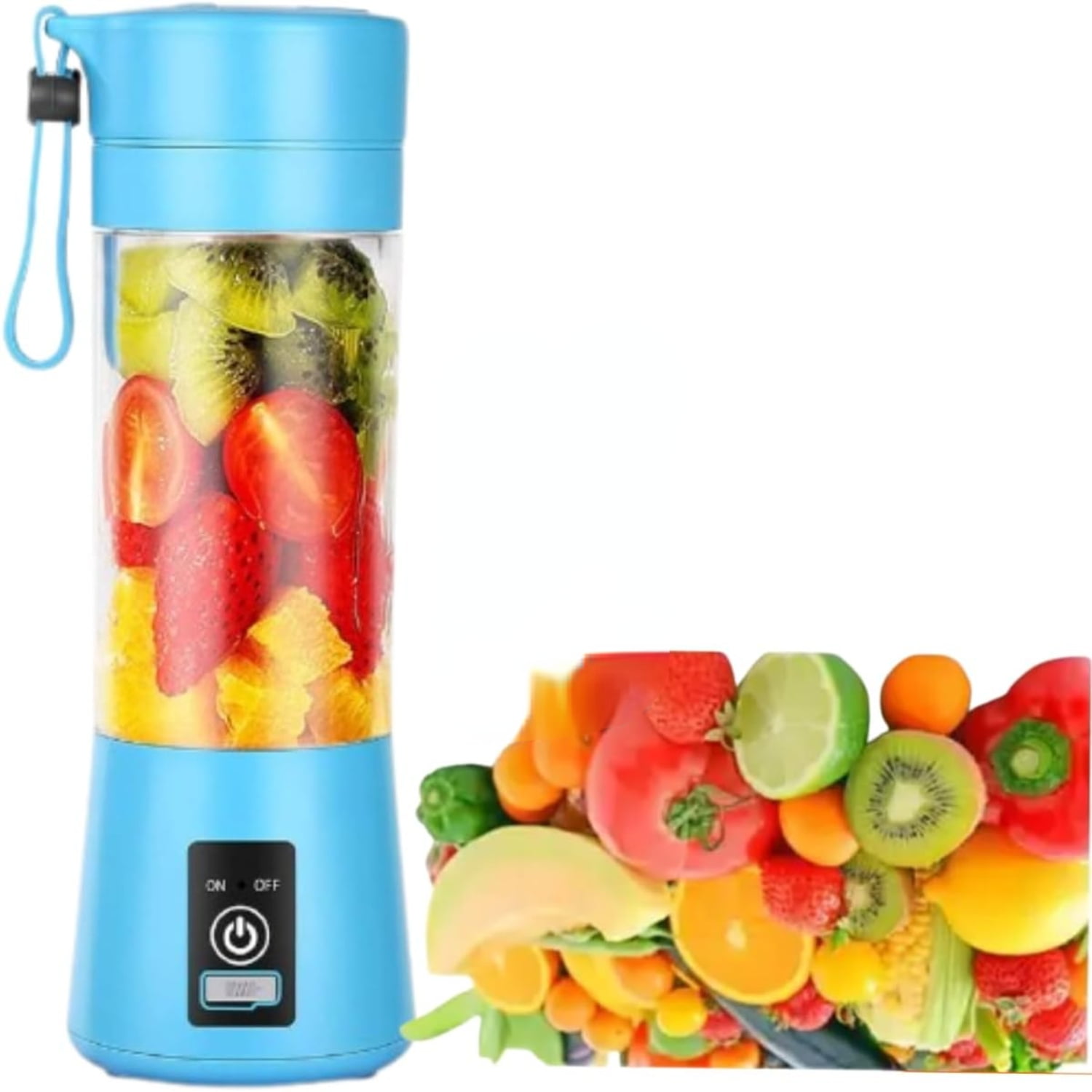 EZSZQWL Mandatory Charge Personal Size 380ML USB Rechargeable Blender