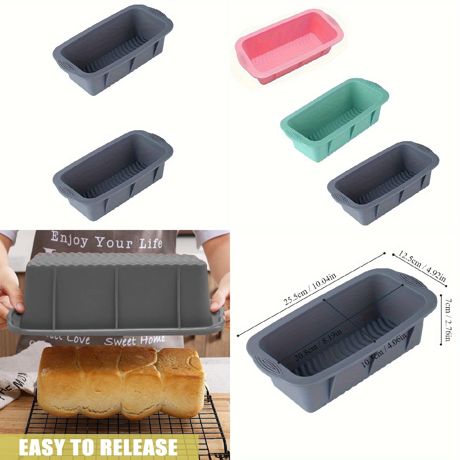 EZSZQWL Silicone Bread Loaf Pan Set NonStick Easy Release Great for