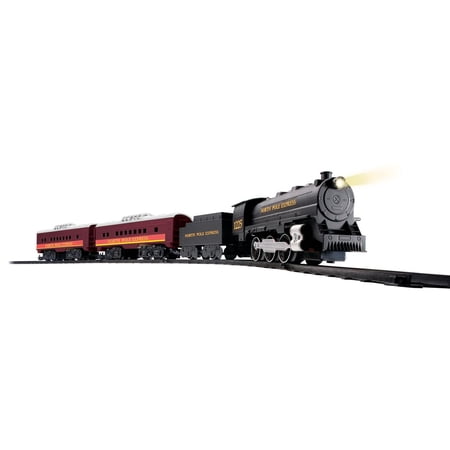EZTEC Battery Operated North Pole Express Christmas (29 pieces plastic train set, with operating headlight)