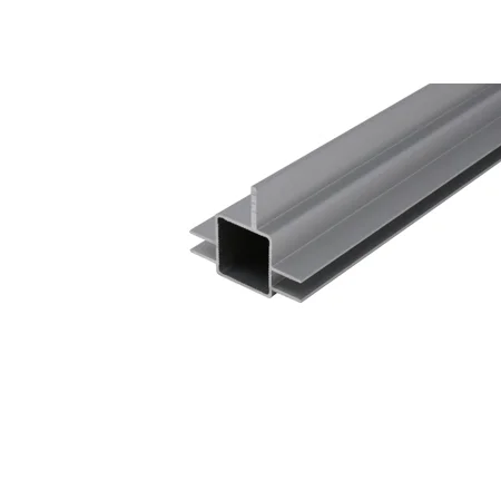 EZTube 100-272-S 3-Way Captive Extended Fin, 1/4? Panel & 1/2? Flush Panel, 94" x 1" x 1" Rail