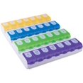 EZY DOSE Weekly (7Day) Pill Case, Medicine Planner, Vitamin Organizer