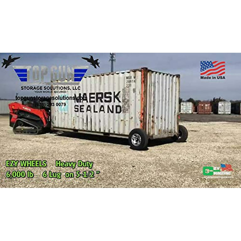 heavy duty wheels for moving freight containers 