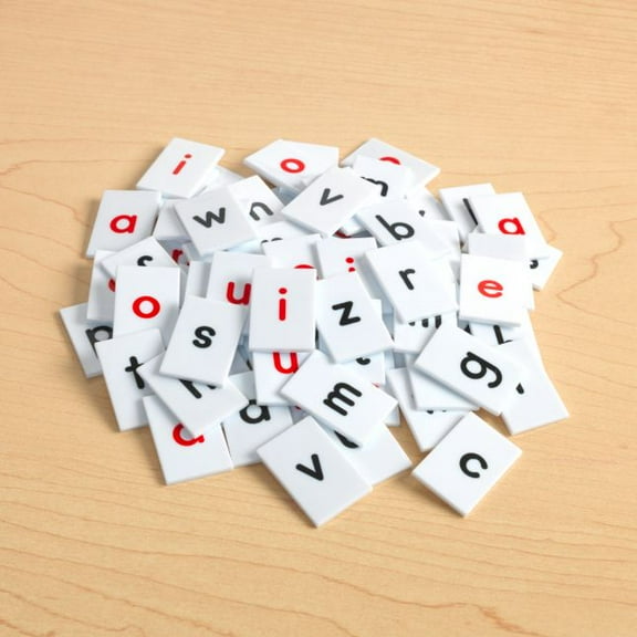EZread Letter Tiles - 77 tiles