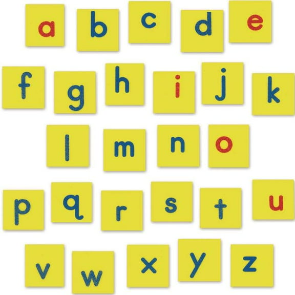 EZread Magnetic Foam Lowercase Letter Tiles - 52 tiles