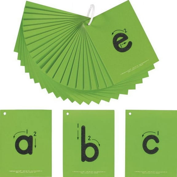 EZread Sandpaper Tactile Letters: Lowercase - 26 cards