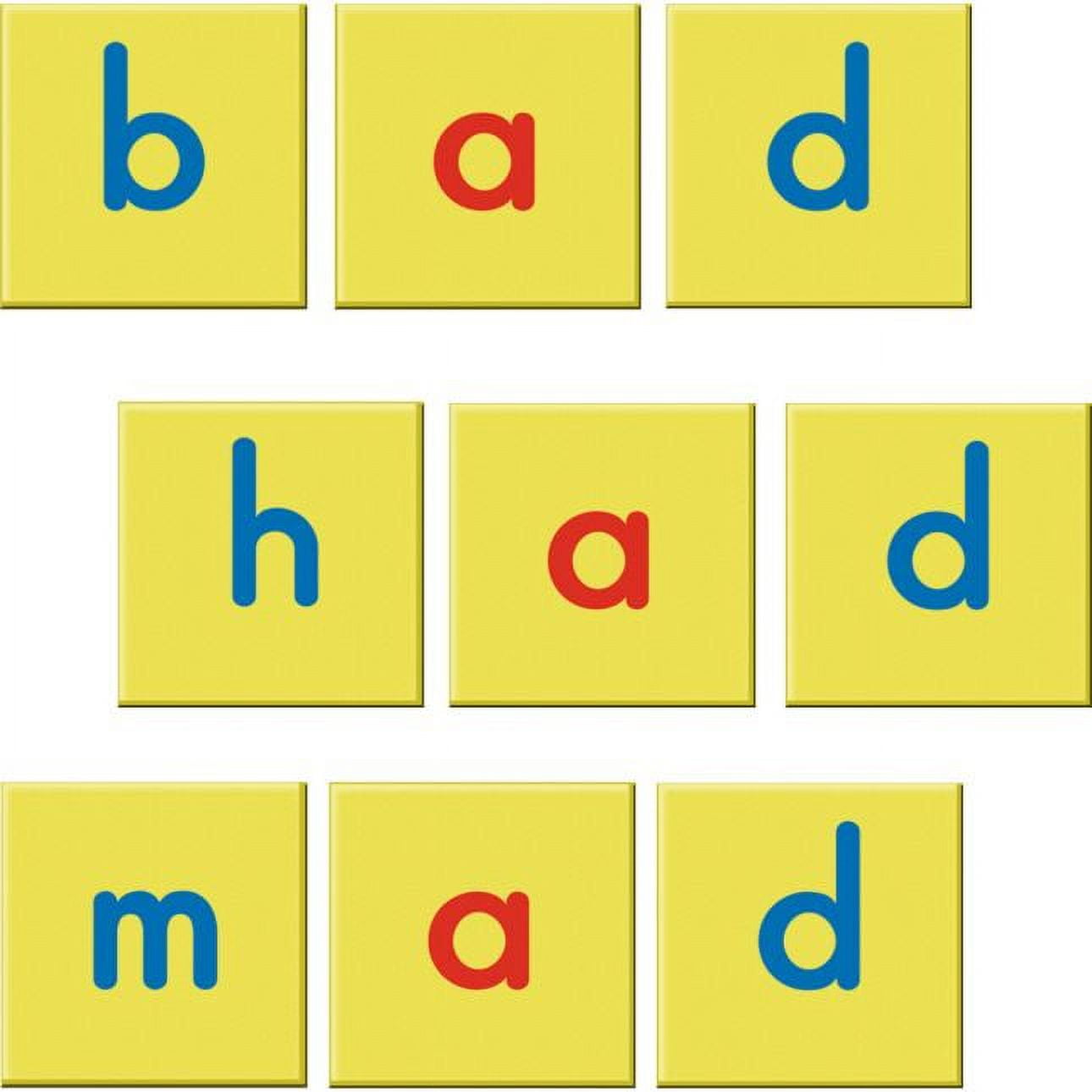 EZRead Yellow Magnetic Foam Letter Tiles for Early Literacy