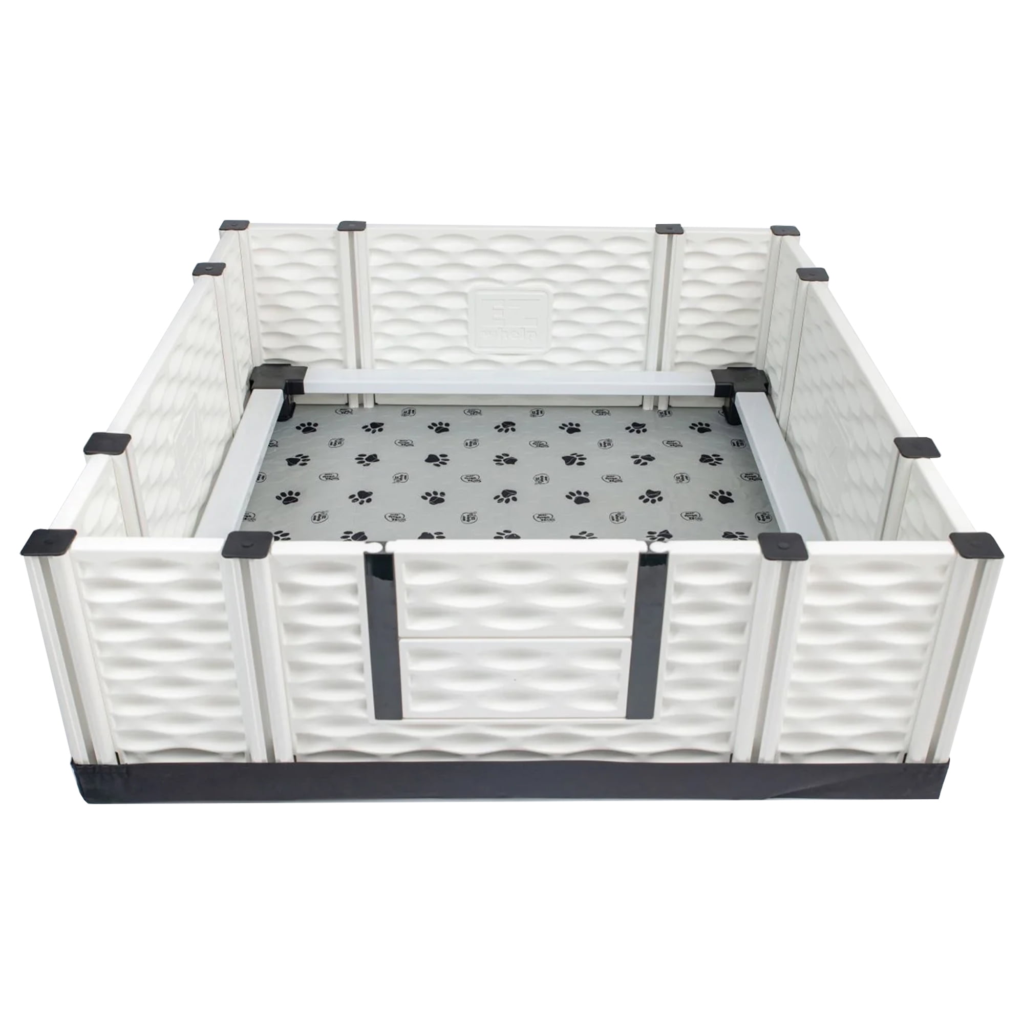 EZwhelp EZclassic 48"x48" Puppy Whelping Box Playpen w/Rails & Liner