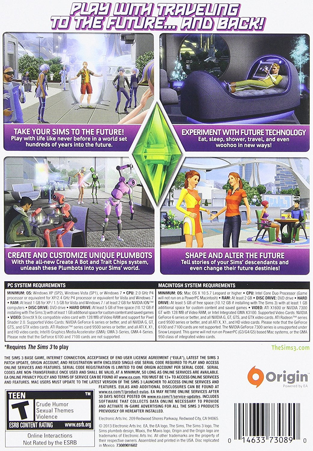 Sims 4 Get Together Expansion Pack PC MAC DVD-ROM Origin Maxis EA Rated T  Teen