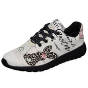 EaStr Bunny Peeps Happy EaStr Shoes Sneakers for Women Men Black Size 8