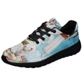 thumbnail image 1 of EaStr He Is Risen ChriStan Cross Lamb Shoes Sneakers Black Size 6, 1 of 7
