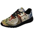 thumbnail image 1 of EaStr Jesus EaStr Is The Time To Rejoice Shoes Sneakers Black Size 3.5, 1 of 7