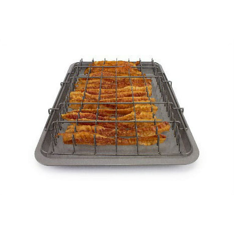 EaZy MealZ Bacon Rack XL + Tray XL, 2-pc Nonstick set