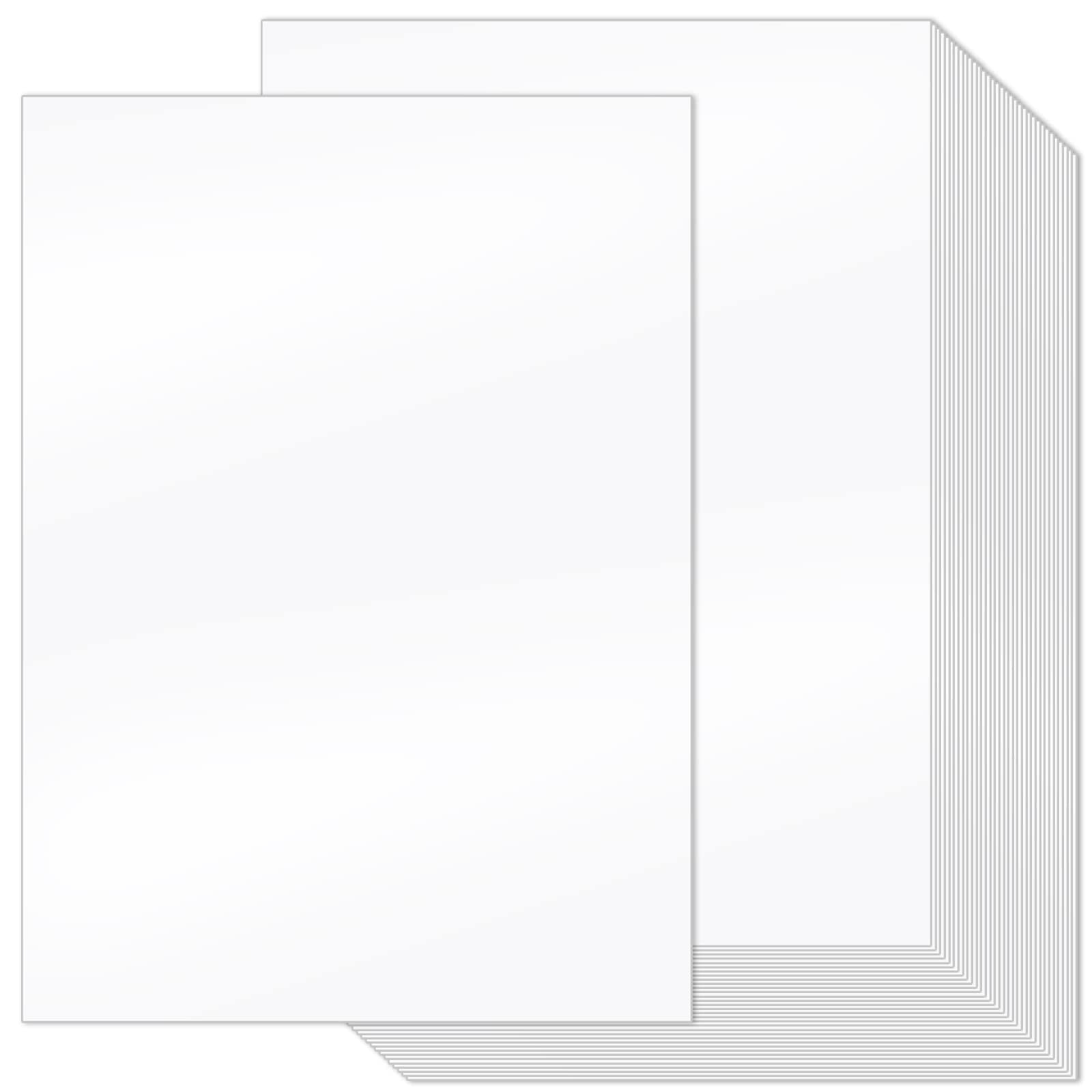 Eaasty 100 Sheet 11'' x 17'' Cardstock Paper Heavy Cardstock White