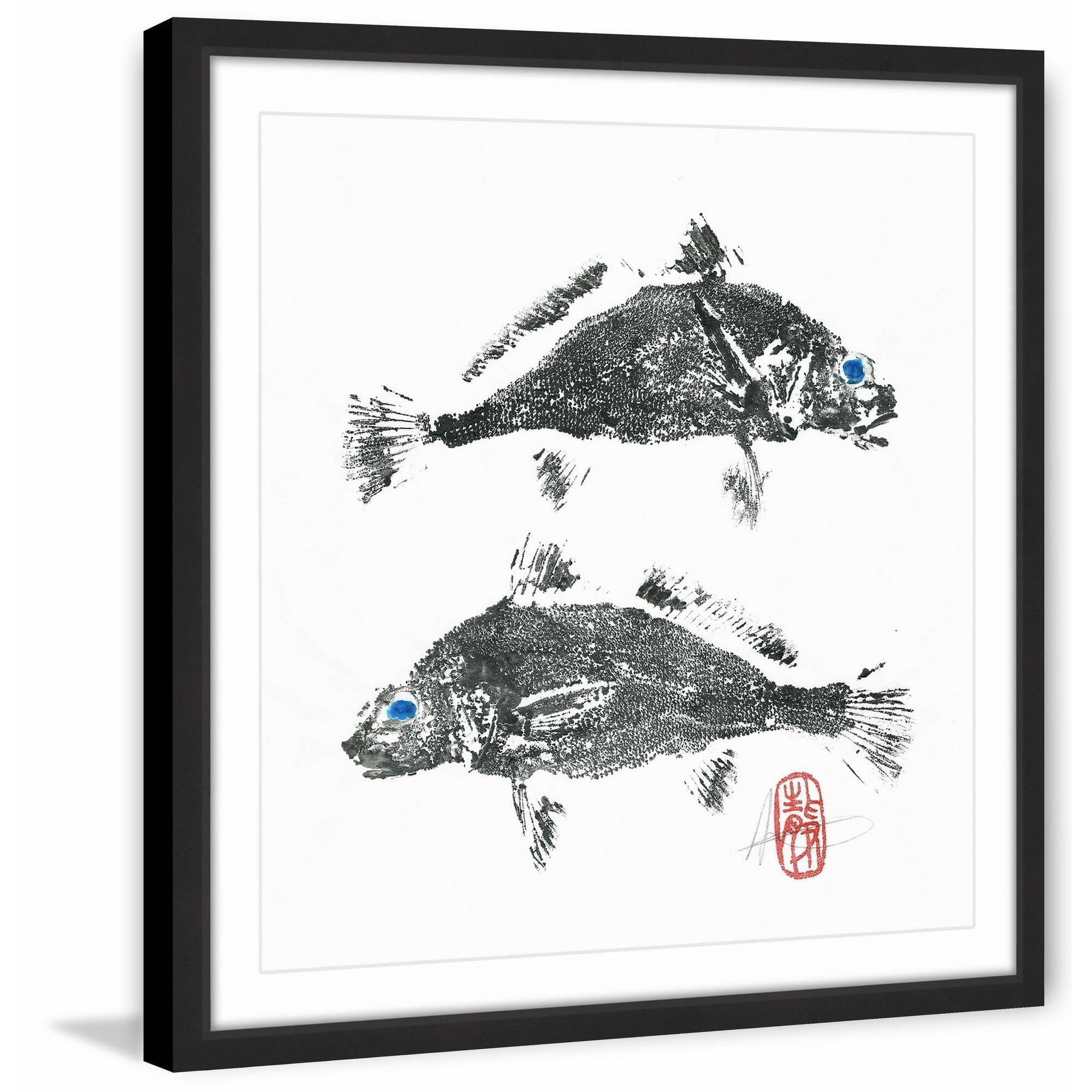 "Each One His Way" Framed Painting Print