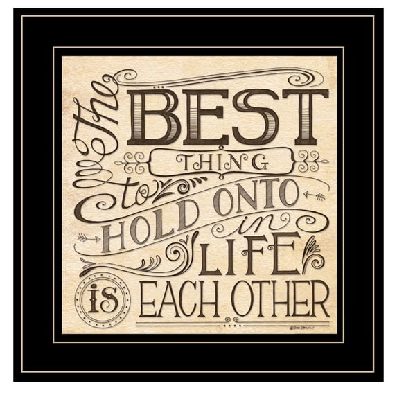 TrendyDecor4U Each Other By Deb Strain Ready To Hang Framed Print DS674-704G