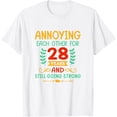 thumbnail image 1 of Each Other for 28 Years 28th Anniversary Happy Husband Wife T-ShirtMen and women, Black T-shirt, size: Extra large S-4XL, 1 of 4