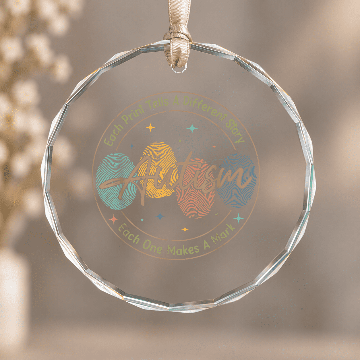 Each Print Tells a Different Story Autism Support Ornament, Keepsake ...