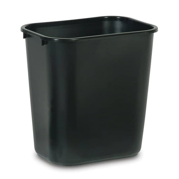 Each-Rubbermaid Fg295600Bla 28 Qt Black Plastic Soft-Side Waste